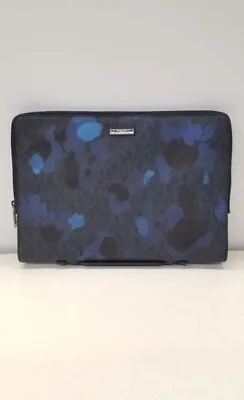 Rare Michael Kors Signature Blue Camouflage Laptop Case Sleeve • $85