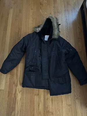 N-3B Parka Men’s Medium Mil Tec Black Reproduction • $80