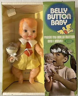 Vintage 1970 Me So Glad Belly Button Baby Ideal Red Head MIB • $39.95
