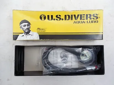 Vintage 1990 U.s. Divers 4000 Psi Tank Pressure & Thermometer Gauge New In Box • $65.50