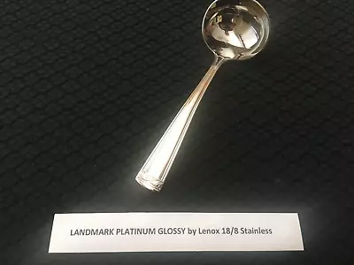 Lenox Landmark Platinum Glossy 18/8 Stainless Gravy / Sauce Ladle Free Shipping • $17.99