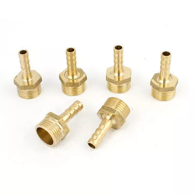 £7.37 • Buy 6mm Fuel Gas Hose Barb 16mm Male Threaded Straight Coupling Fitting 6pcs