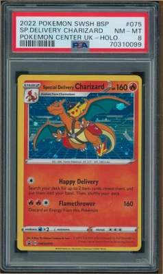 $39.95 • Buy A POKEMON PSA 8 2022 SWSH Promo Special Delivery Charizard SWSH075