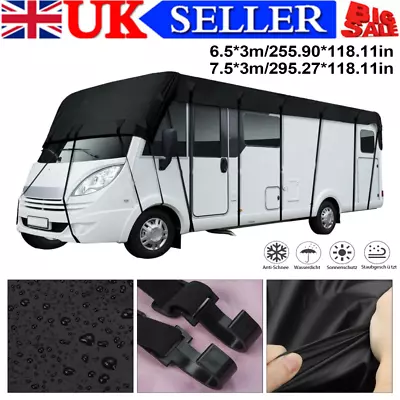£79.95 • Buy Heavy Duty RV Cover Motorhome Campervan Protective Roof Top Cover 6.5m/7.5m UK