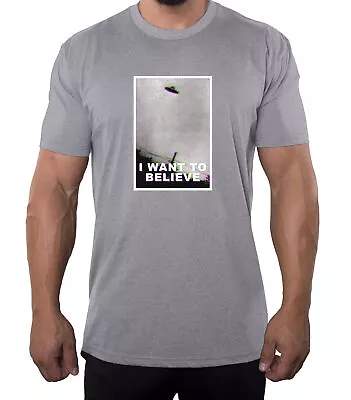 I Want To Believe UFO Men's Shirts UFO Shirts Funny Men's Shirts • $17.99