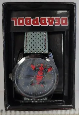 Marvel Comics DeadPool Upside Down Watch Large Men's New In Box Accutime • $44.14