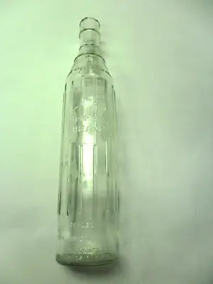 Vintage U-neek Brand Oil Glass Bottle 1920's The Unique Oil Co. 14.5  Long • $125