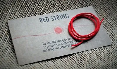 Kabbalah Red String Bracelet Good Luck Evil Eye Protection Gift Reminder Wish • £2.47