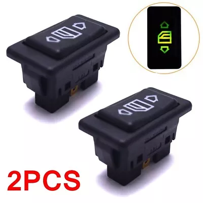 2X Universal 6 Pin DC12/24V Car Electric Power Controller Window Switch Button • $17.59