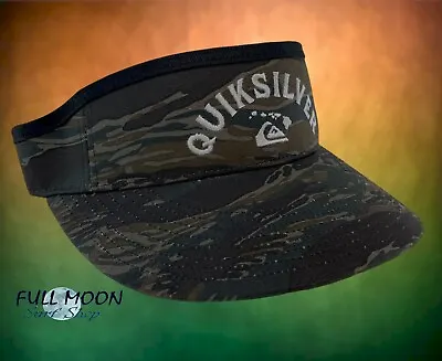 New Quiksilver Hawaii Hi Rooster Royal Camo Mens Cap Hat Visor • $21.95