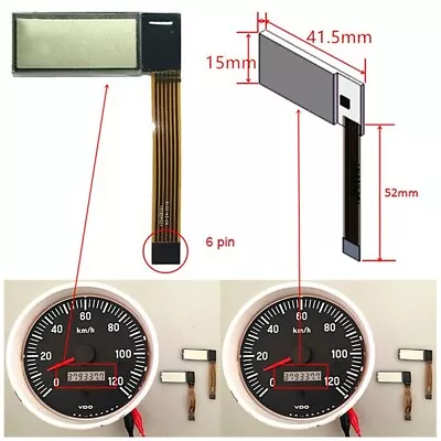 LCD Display Screen Fit For For Volvo Penta & For Kenworth Trucks Silver Plastic • $46.54