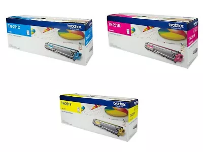 6X Brother Genuine Toners TN-251C TN-251M TN-251Y For HL3150CDN 3170CDW 9140CDN • $649