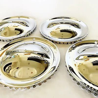 Custom / Leadsled 15  FLIPPER Single Bar Hub Caps X 4 - Hot Rod/ Classic Truck  • $104