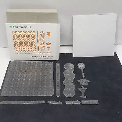 Lifestyle Crafts QuicKutz Celebrations Letterpress Printing Plates - Pre-owned • $13.99