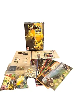Bible Board Game Biblios Dice Doctor Finns Games 2014 Medieval Monk 95% Complete • $34.95