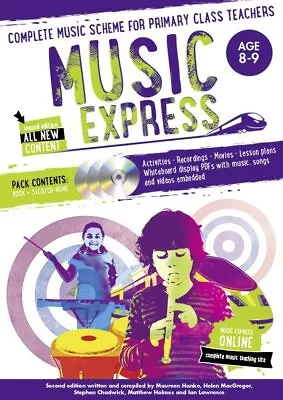 Music Express: Age 8-9 (Book + 3CDs... Helen MacGregor • £8.99