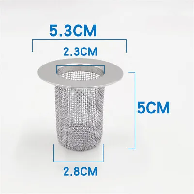 $9.79 • Buy 304 Stainless Steel Wire Mesh Filter Strainer Floor Drain Various Size