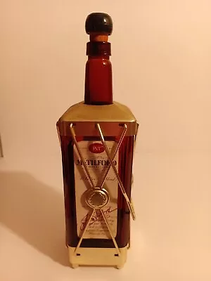 Vintage Mr. Tilford Liquor Bottle Music Box By Swiss Harmony Empty • $9