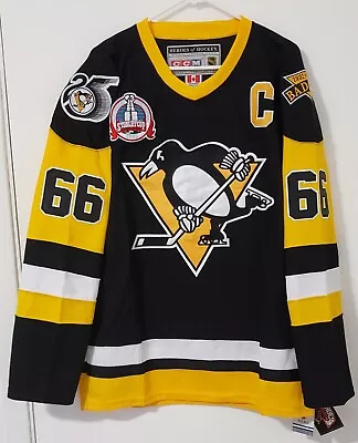 Mario Lemieux 1992 Throwback Jersey Pittsburgh Penguins NEW WITH TAGS • $103.20