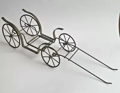 Vintage Metal Horse Drawn Wagon Toy Steel • $15