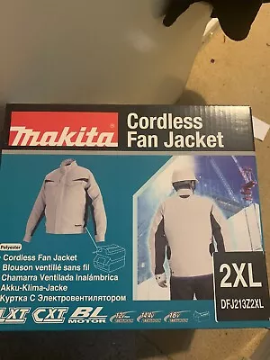 Makita Cordless Fan Jacket Brand New & Boxed 2XL Battery And Holder Not Included • £19.95