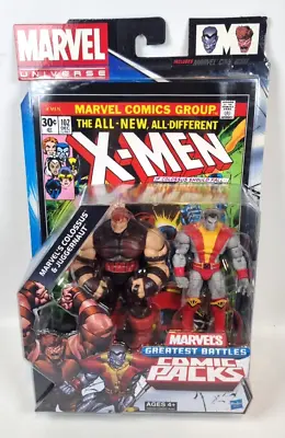 Marvel Greatest Battles Comic Packs  Colossus & Juggernaut Action Figures Hasbro • £28.99