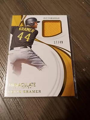 2019 Immaculate Kevin Kramer GU #IS-KK 17/49 • $2