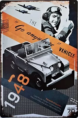 Land Rover Metal Plaque 20x30 Retro Vintage Tin Sign Garage Man Cave Classic Car • £7.85