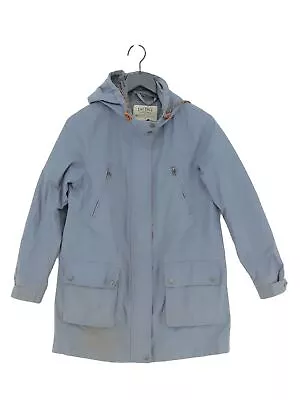FatFace Women's Coat UK 8 Grey Cotton With Nylon Polyester Rain Coat • £11.30