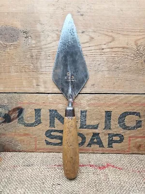 Vintage 6   Bricklayers Pointing Trowel Old Tool By WHS Crown Mark  • $24.90