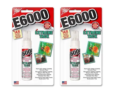 2 X Repositionable Clear Adhesive. Extreme Tack. Scrapbooking Posters Photos • £9.99