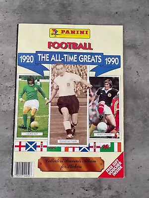 Panini Football The All-Time Greats 1920 1990 Complete • £49