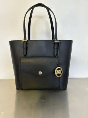 Michael Kors Jet Set Medium Leather Pocket Tote - Gently Used • $39.99