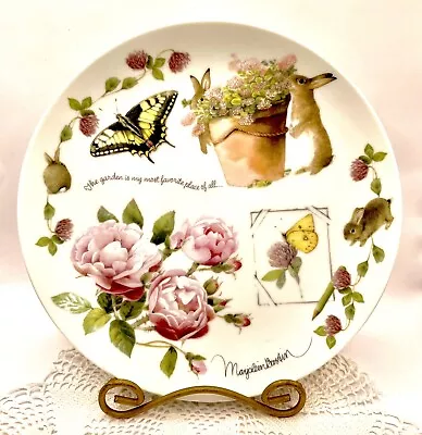 Marjolein Bastin 9.25” Decorative Plate Summer's Gifts 1995 Vintage Hallmark USA • $9.98