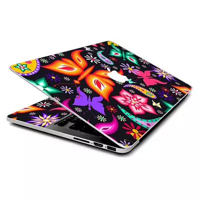 Skin Wrap For MacBook Pro 15 Inch Retina  Floral Butterflies • $16.98