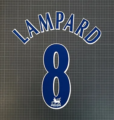 LAMPARD #8 1997-2007 Player Size Premier League Blue Nameset Lextra • £12.20