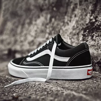 2024 VAN Old Skool Skate Shoes Black All Size Classic Canvas Running Sneakers UK • £25.98