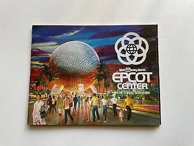 Walt Disney World EPCOT CENTER 1982 Pre-Opening PICTORIAL SOUVENIR Book W/PHOTOS • $25