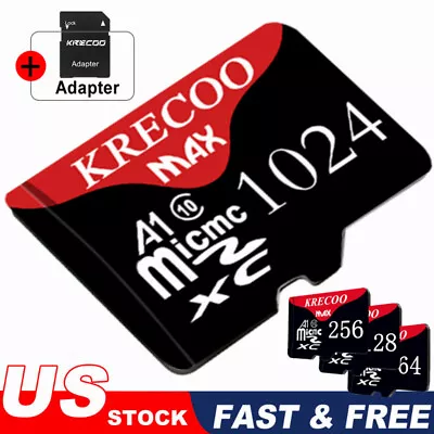 Micro SD Card TF 128GB 256GB 1TB Ultra C10 Phone Tablet Memory 4K Camera Tablet • $9.34