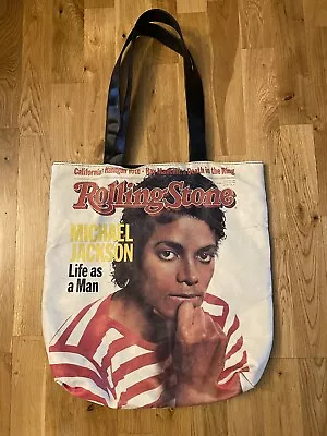 Michael Jackson  Life As A Man  Rolling Stone ORIGINALS Tote Bag With Tags C1 • $20