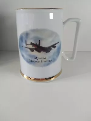 Mynarski Memorial Lancaster Viletta Bomber Command Royal Air Force  White Mug • £14.99