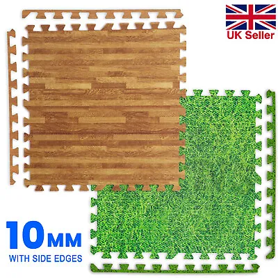 EVA INTERLOCKING FLOOR MATS SOFT FOAM GYM FLOORING MAT YOGA TILES 10MM.60x60CM . • £5.50