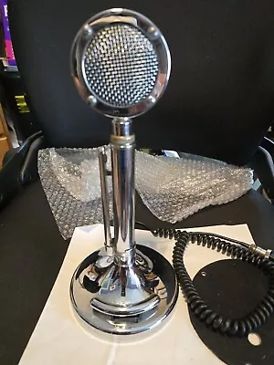 Astatic D-104 Silver  Eagle 4-Pin Cobra Microphone  - Tested & Works • $75