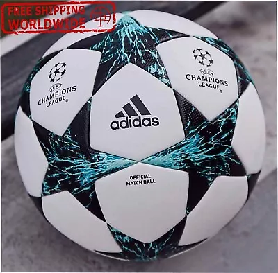 UEFA Champions League Finale FIFA 17/18 Official Soccer Match Ball Adidas Size 5 • $30.99