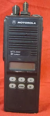 Motorola Flashport MTS 2000 H01UCF6PW1BN Black Two Way Handie-Talkie FM Radio • $19.99