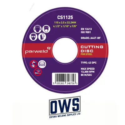 20 X  Metal Cutting / Slitting Discs 115mm  4.5 Inch • £11.40