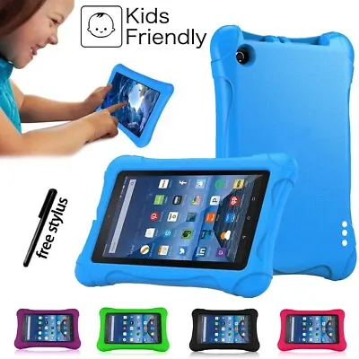 7 Inch Kids EVA Handle Case Cover Stand For Amazon Fire 7 Tablet 2017/2015/2019 • £8.49