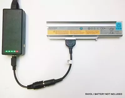 £57.98 • Buy External Laptop Battery Charger For Lenovo 3000 C200 N100 N200, 40Y8315, 42T4663
