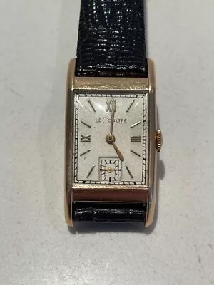 Vintage Jaeger Le Coultre 14K Gold 1940's Ladies Wristwatch • £275