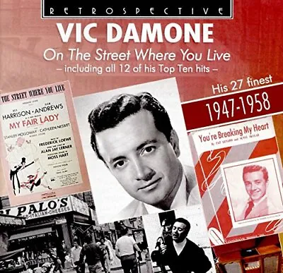 £8.32 • Buy Vic Damone (vocals) - Vic Damone: On The Street Where You Live - His [CD]